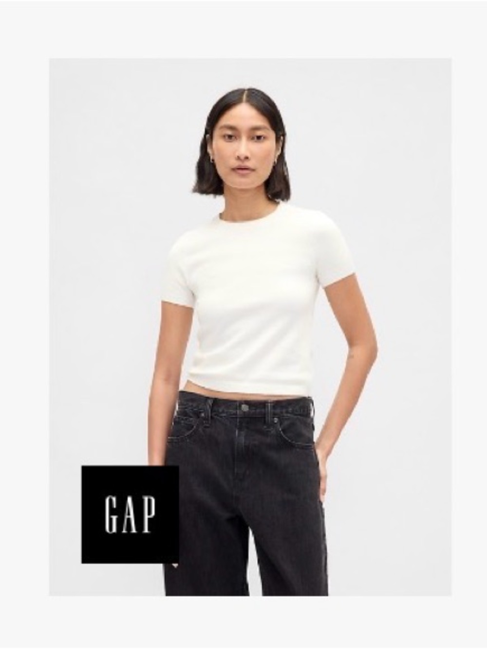 GAP Women's CashSoft Stretch Baby T Shirt